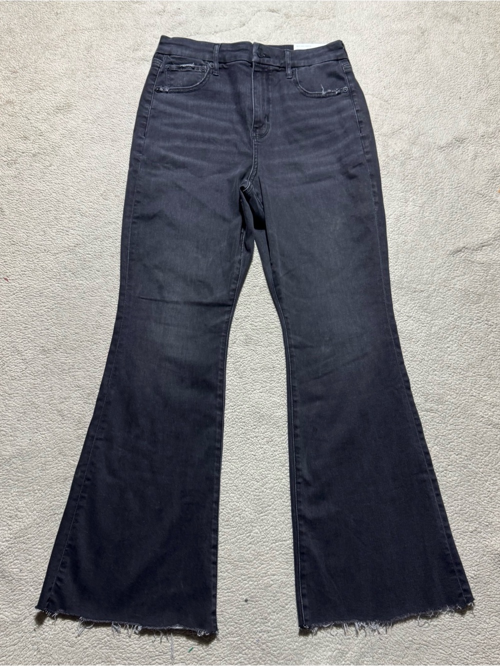 American Eagle Jeans Womens 10 Short Next Level Stretch Curvy High Rise Flare